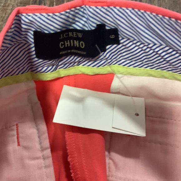 J Crew Chino Red Shorts - Picture 5 of 7